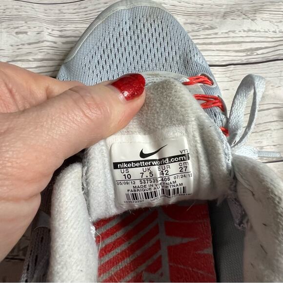 Nike Lunarglide 4 Blue Running Shoes  Size 10 - Picture 11 of 11